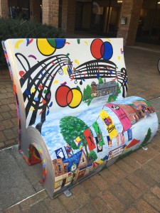 "The Arts" Book Bench