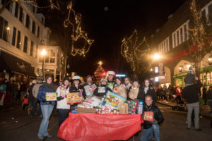 Volunteers collected donations for the State College Area Food and Centre County Toys for Tots