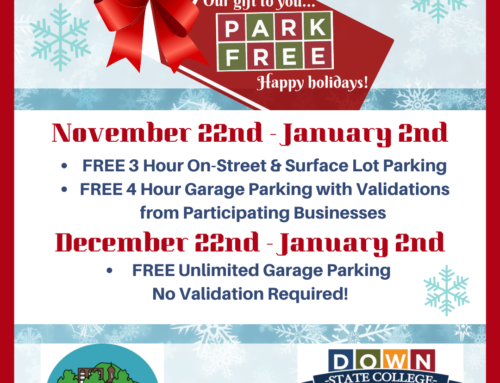 2021 Free Holiday Parking in Downtown State College!